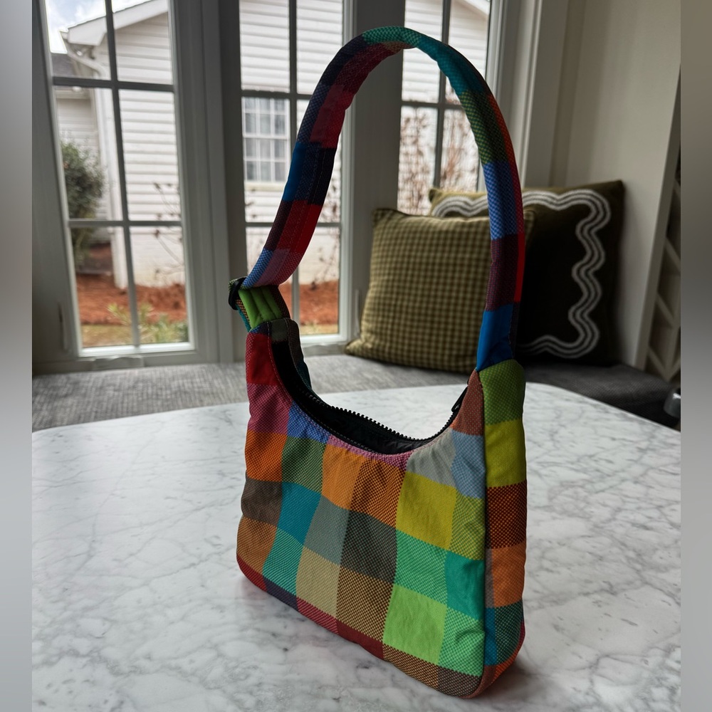 BAGGU Multicolor madras Shoulder Bag - Picture 6 of 6